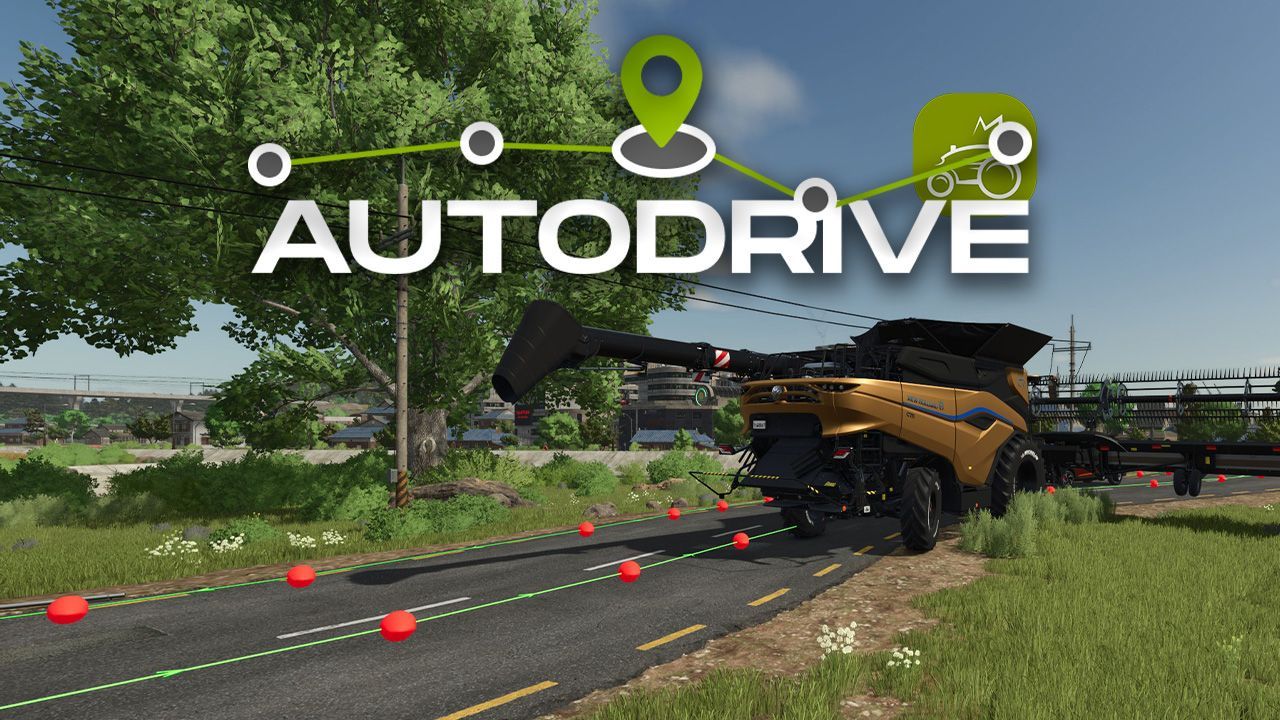 FS25_AutoDrive 自动驾驶模组